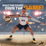 VECTOR X Power Rubber Moulded Indoor/Outdoor ball with Pump Basketball