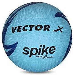 VECTOR X 10 Panel Spike Rubber Moulded+ Butyl Bladder Indoor/Outdoor Beach Play Training Volleyball