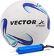 VECTOR X 10 Panel Spike Rubber Moulded+ Butyl Bladder Indoor/Outdoor Beach Play Training Volleyball